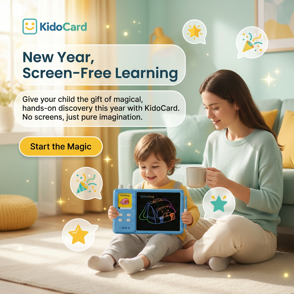 KidoCard Magic Writing Pad – Educational Tablet