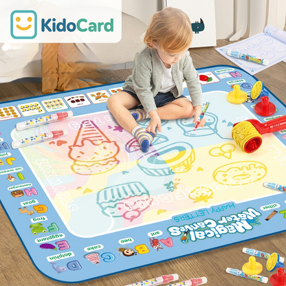 KidoCard™️Magic Water Drawing Mat — Reusable, Mess-Free Creative Play