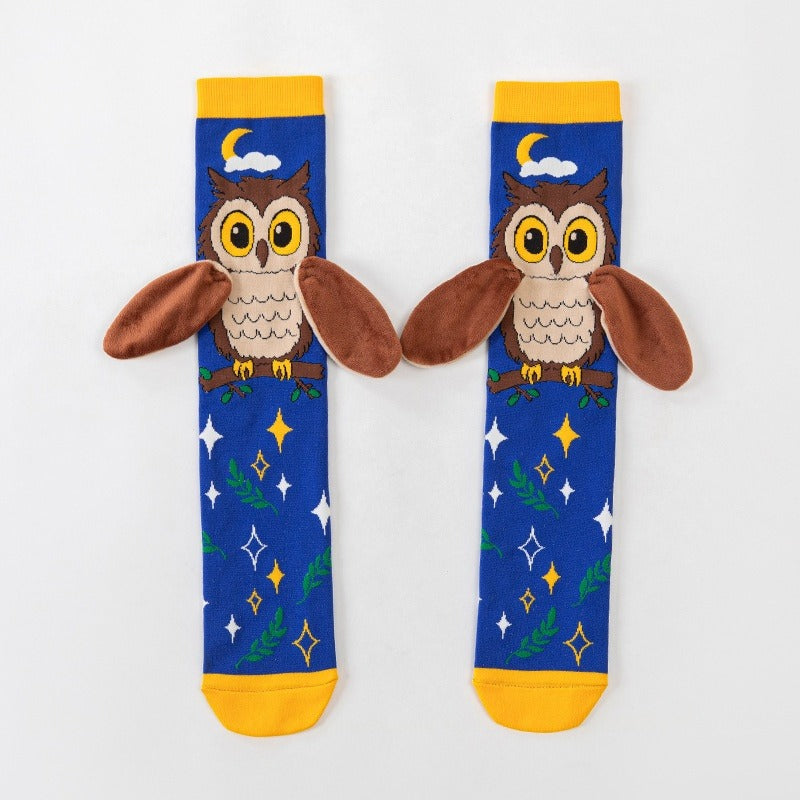 KidoCard Kids 3D Animal Ear Long Socks