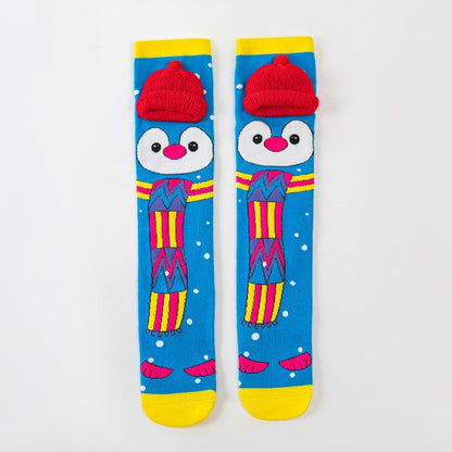 KidoCard Kids 3D Animal Ear Long Socks