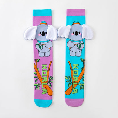 KidoCard Kids 3D Animal Ear Long Socks
