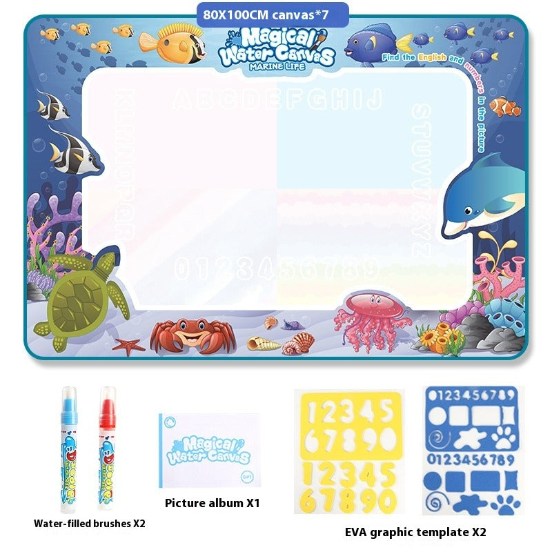 KidoCard™️Magic Water Drawing Mat — Reusable, Mess-Free Creative Play