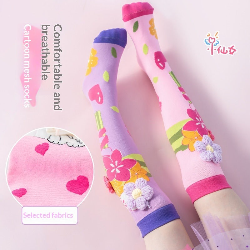 KidoCard Kids 3D Animal Ear Long Socks