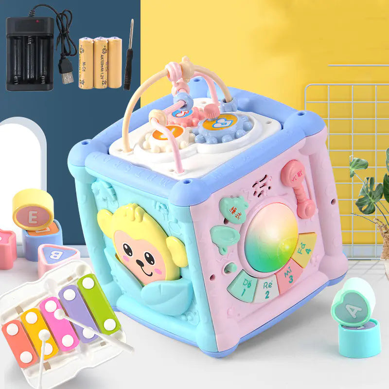 KidoCard™ Musical Learning Cube – Interactive Early Education Toy for Toddlers