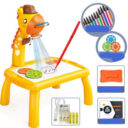 KidoCard™ GlowSketch Projector Board – Creative Drawing & Tracing Toy (Ages 4–6)