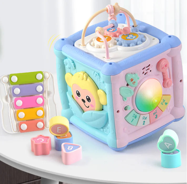 KidoCard™ Musical Learning Cube – Interactive Early Education Toy for Toddlers