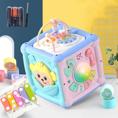KidoCard™ Musical Learning Cube – Interactive Early Education Toy for Toddlers