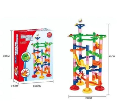 KidoCard™ Gravity Maze Marble Run – Creative STEM Building Set