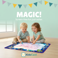 KidoCard™️Magic Water Drawing Mat — Reusable, Mess-Free Creative Play