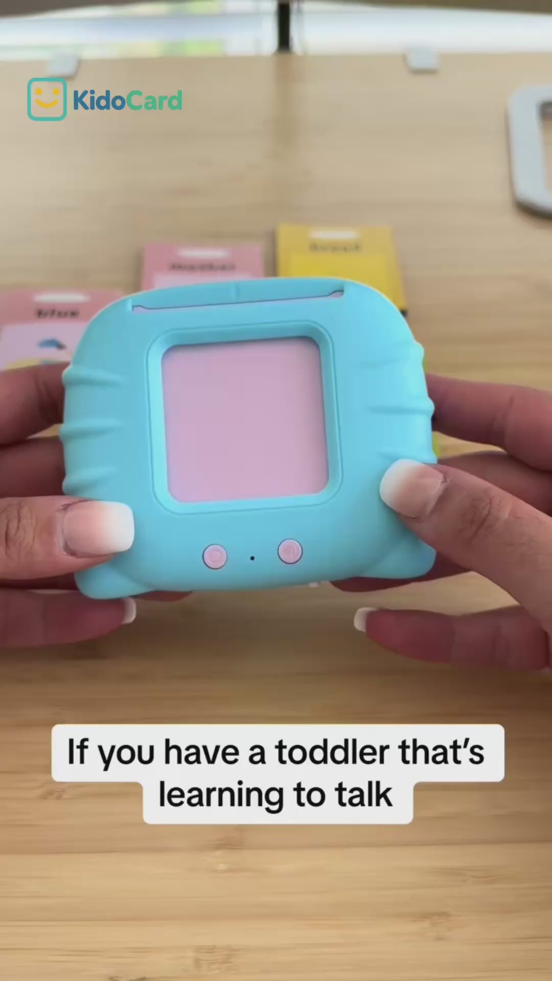 KidoCard – Early Education Talking Learning Card Machine