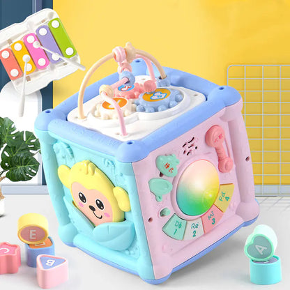 KidoCard™ Musical Learning Cube – Interactive Early Education Toy for Toddlers