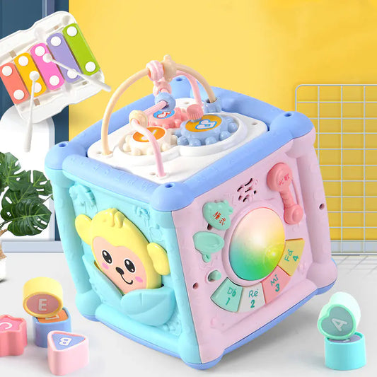 KidoCard™ Musical Learning Cube – Interactive Early Education Toy for Toddlers